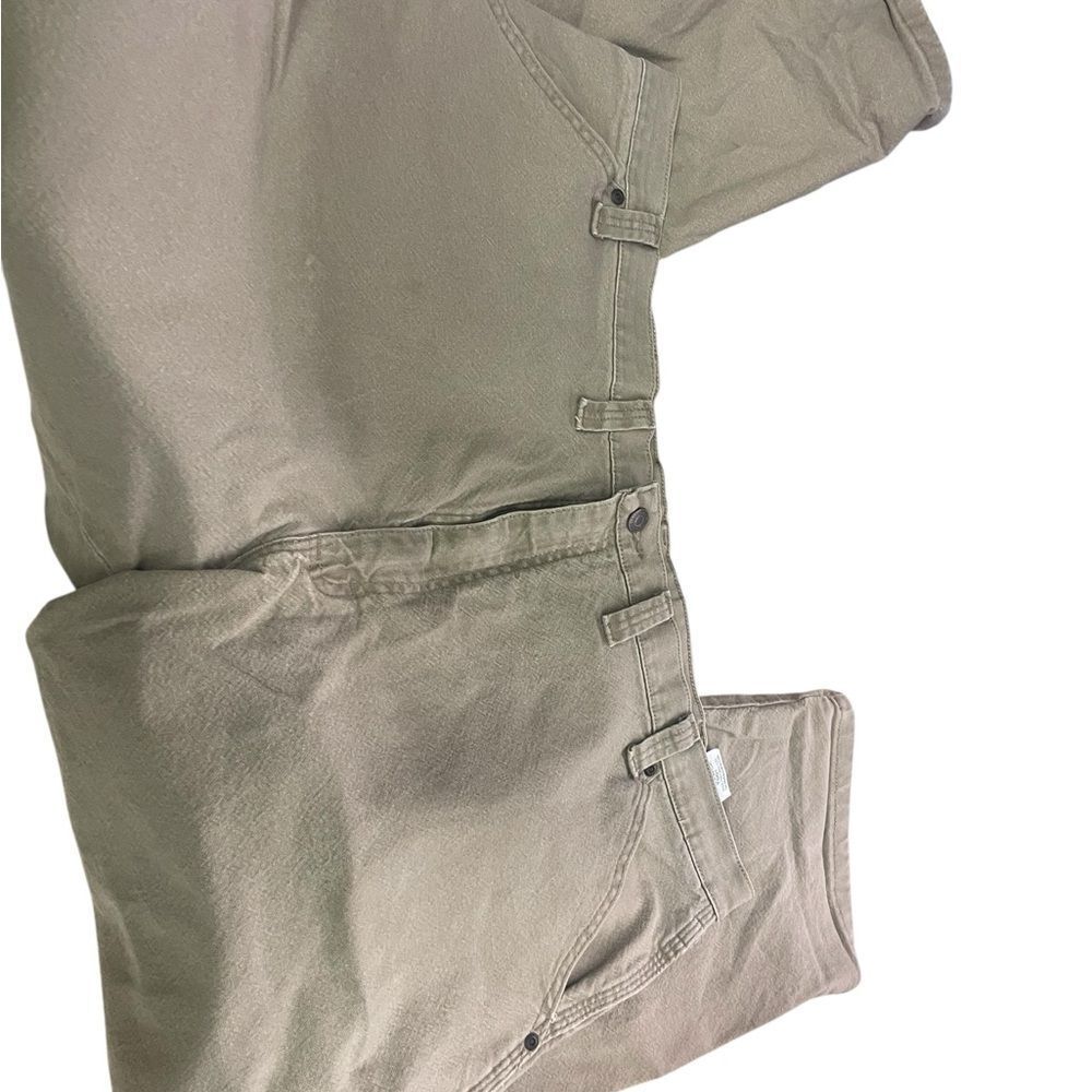 Wrangler 44x32 Men's tan carpenter style Pants/jeans great condition
